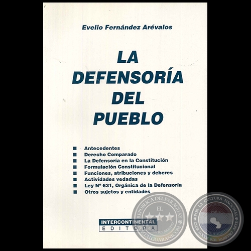LA DEFENSORÍA DEL PUEBLO - Autor: EVELIO FERNÁNDEZ ARÉVALOS - Año 2001